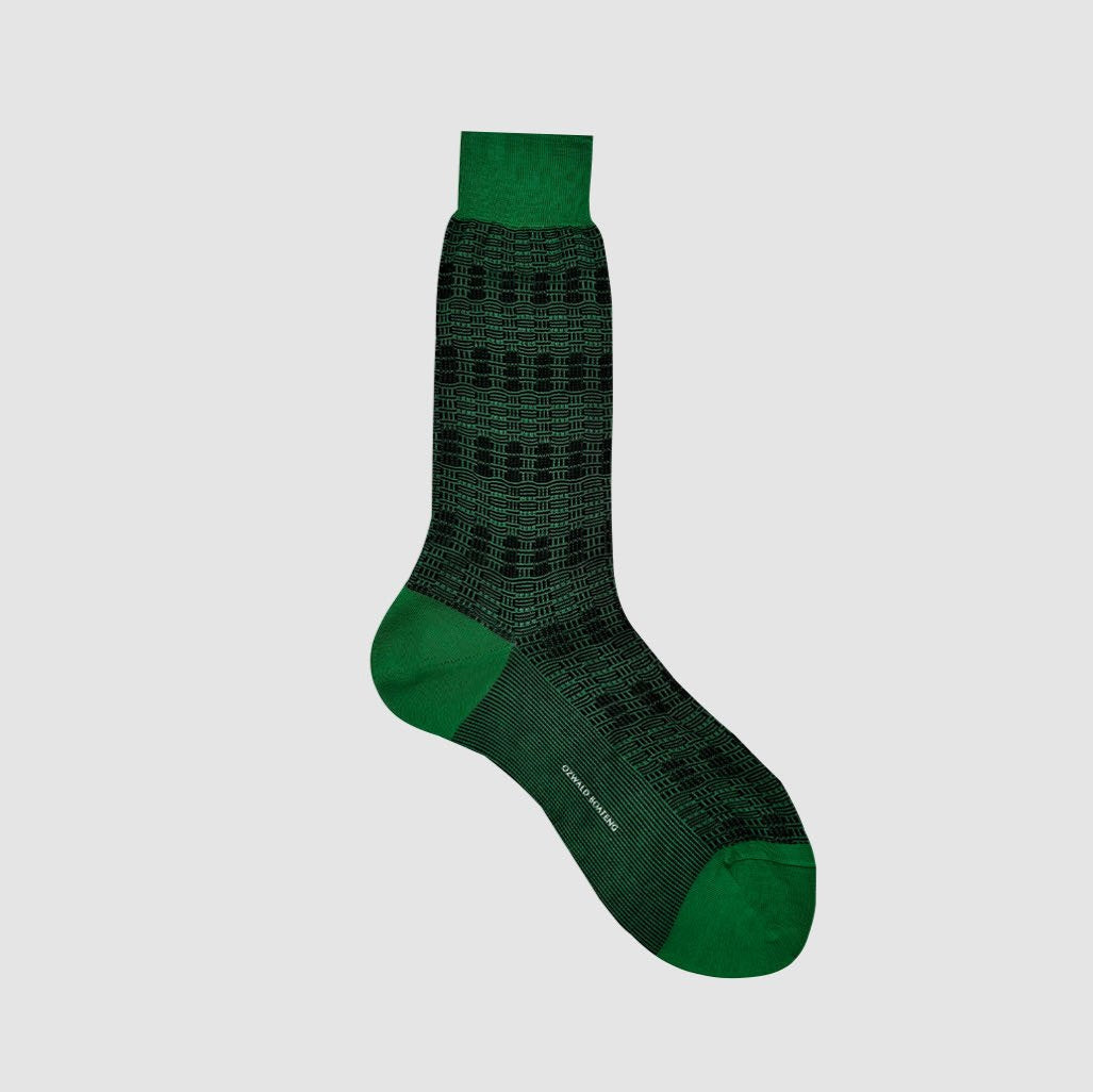 GREEN KENTE SOCKS