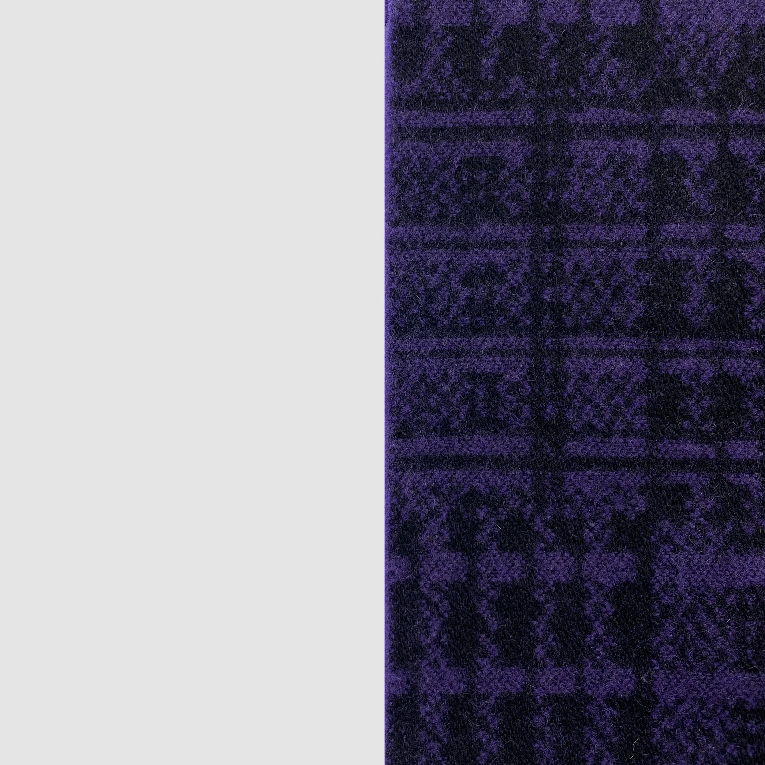 Purple Cashmere Kente Scarf