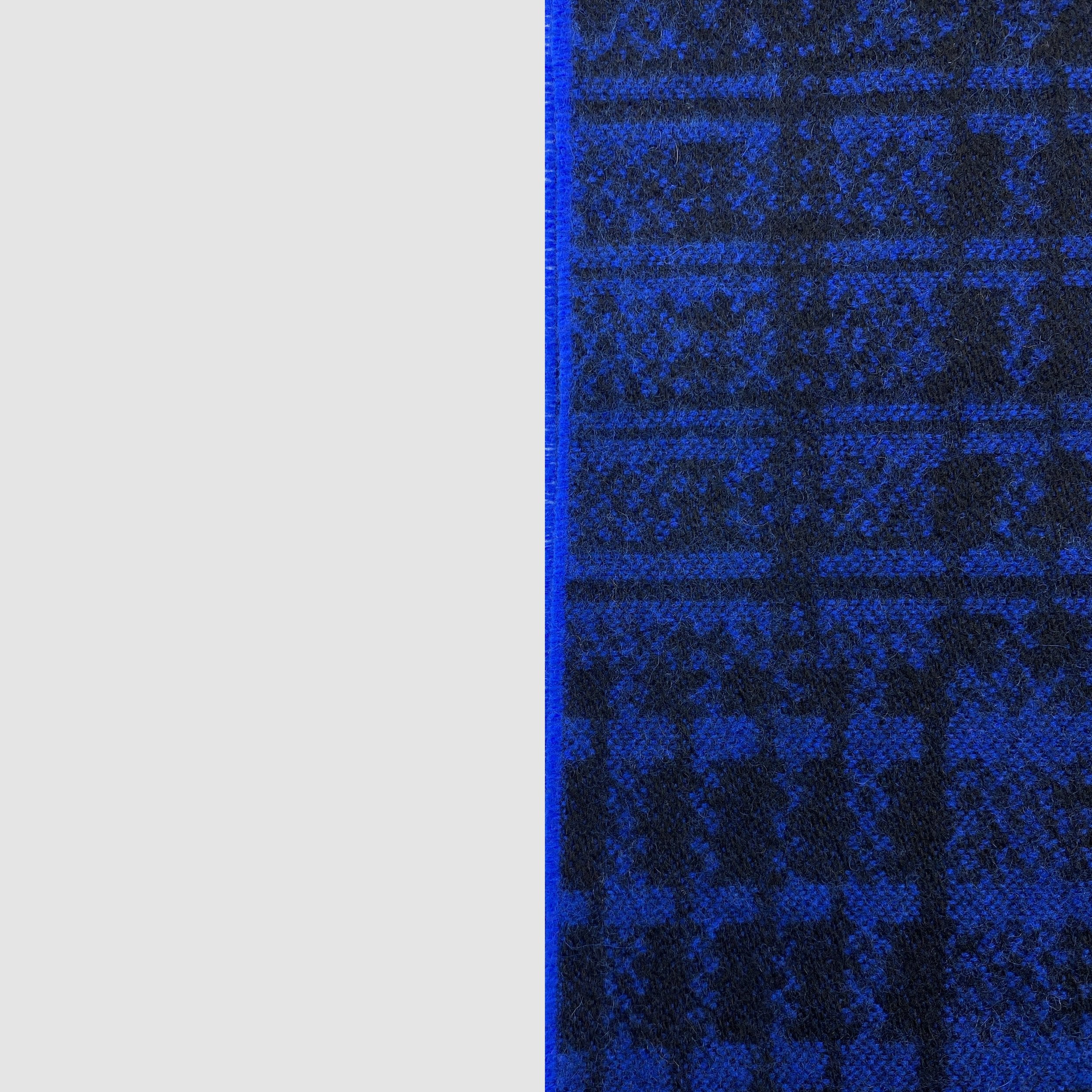 Blue Cashmere Kente Scarf