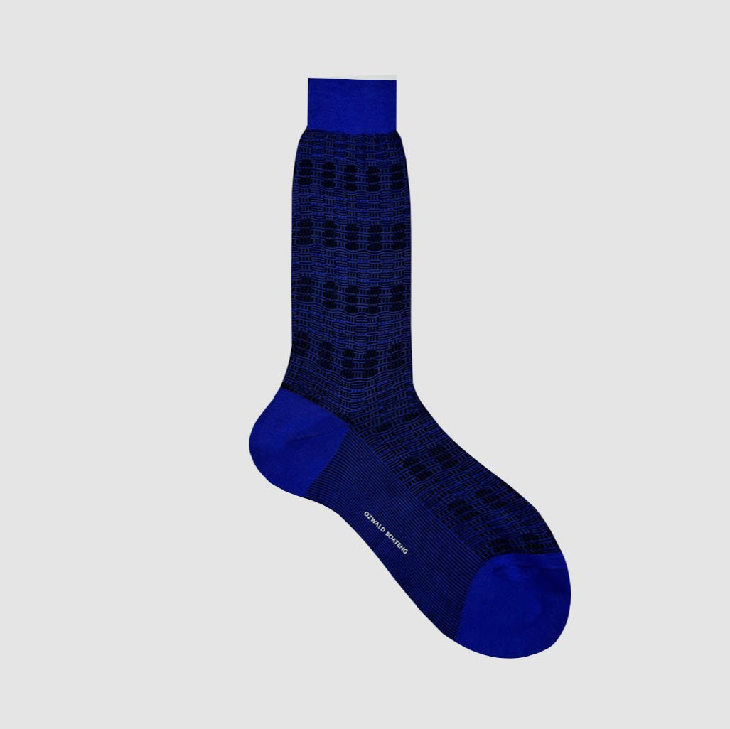BLUE KENTE SOCKS