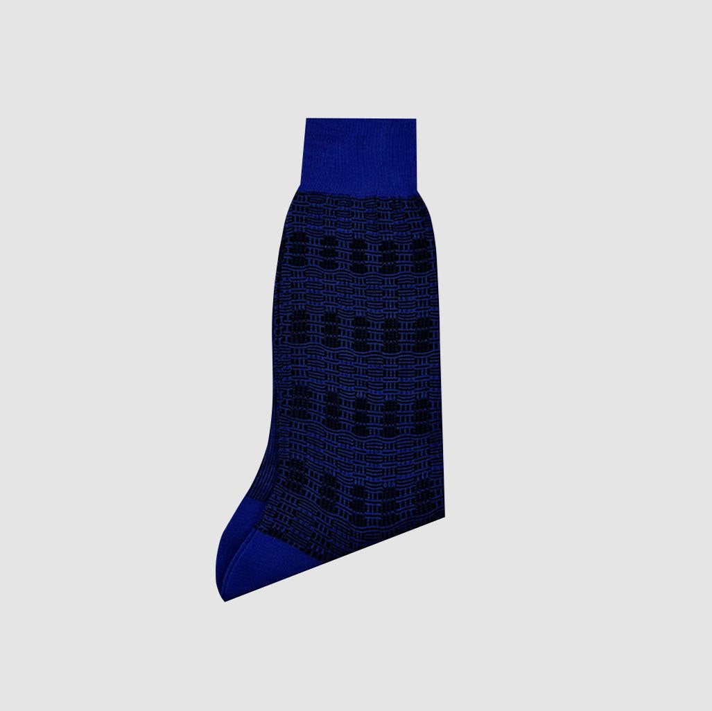 BLUE KENTE SOCKS