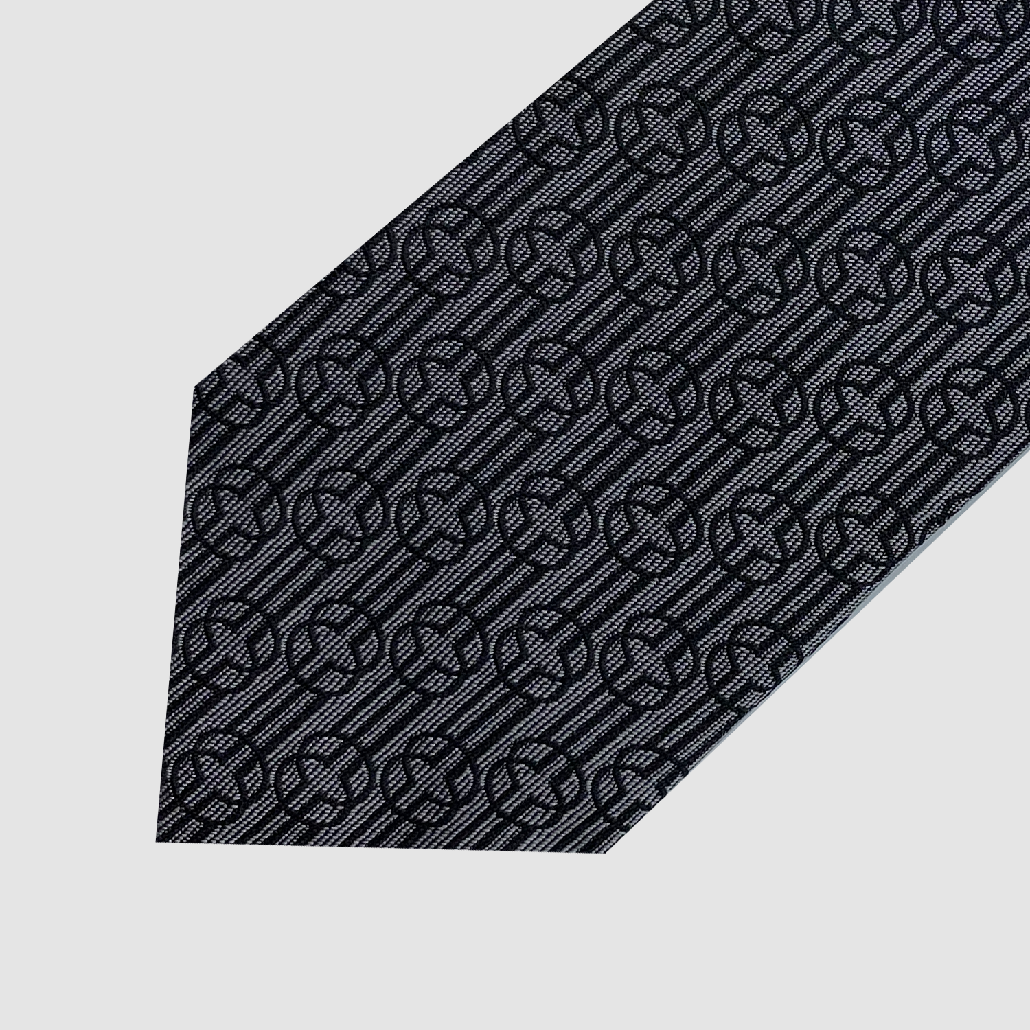 GREY PATIENCE SILK TIE