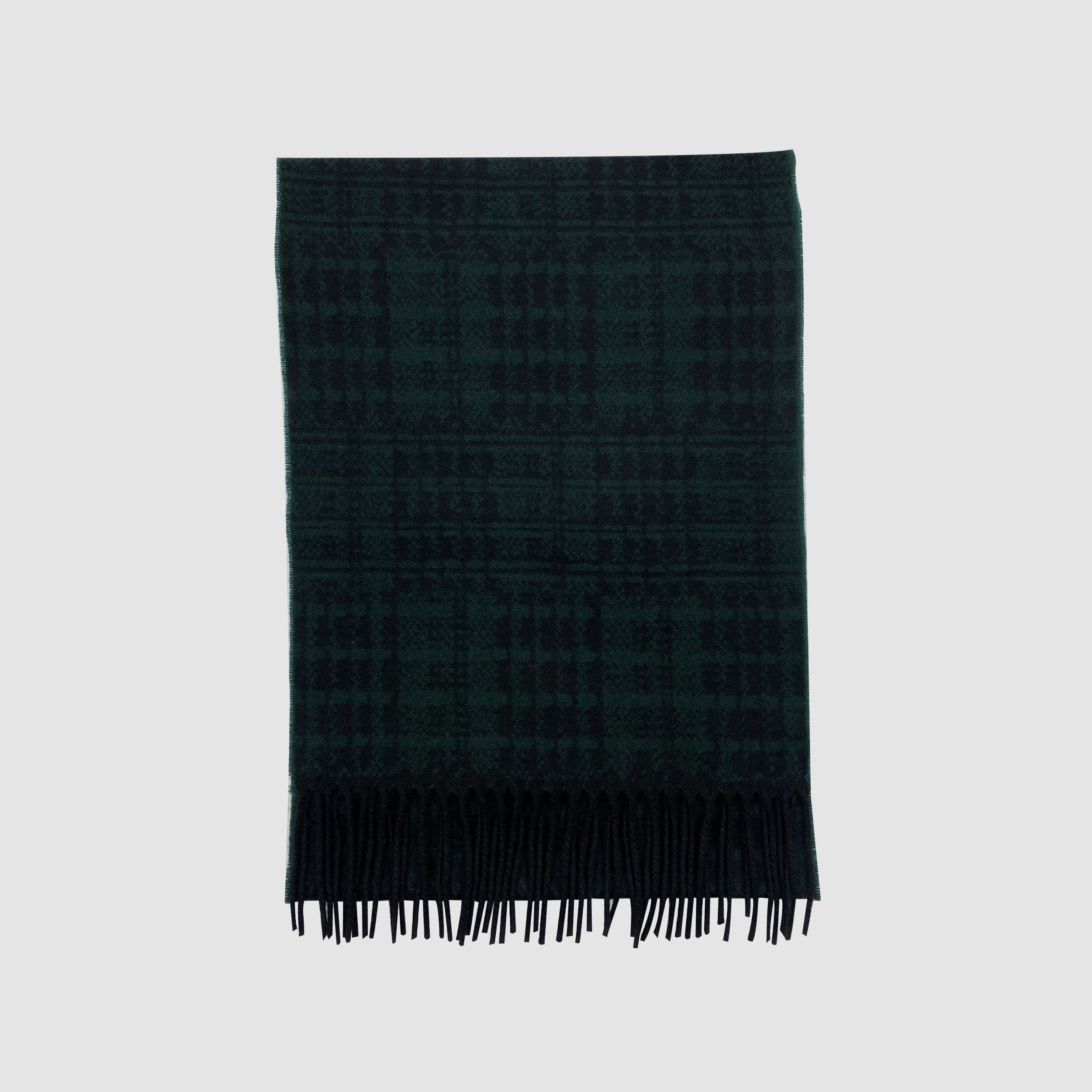 Green Cashmere Kente Scarf