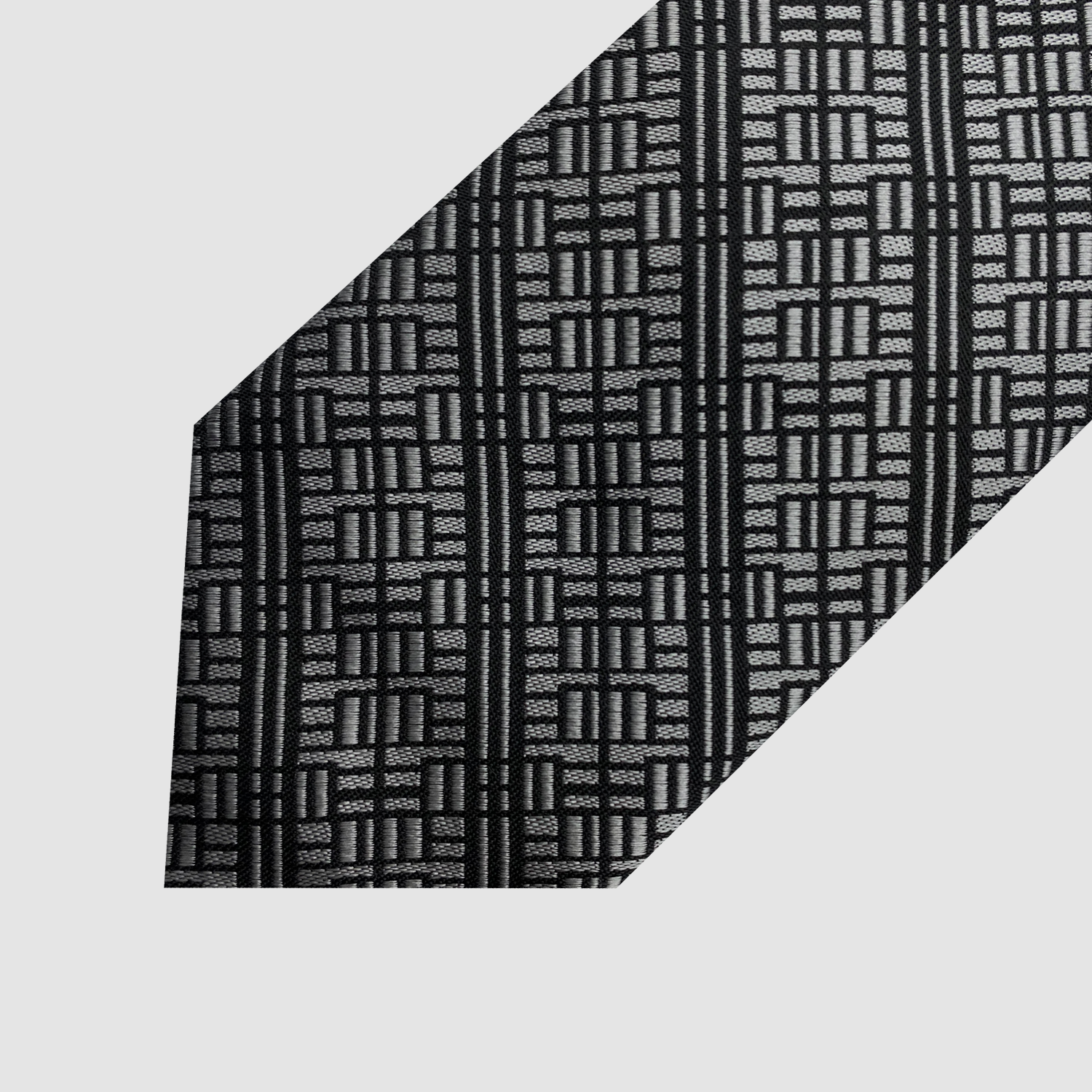 GREY KNOWLEDGE SILK TIE