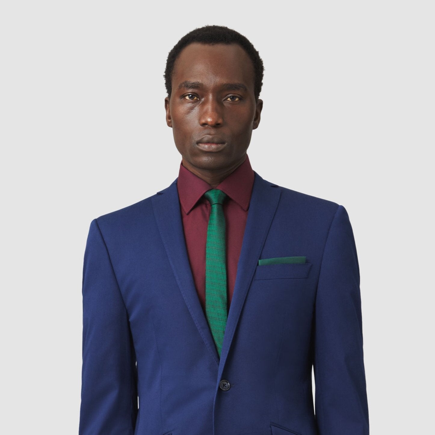 GREEN DIAMOND SILK TIE