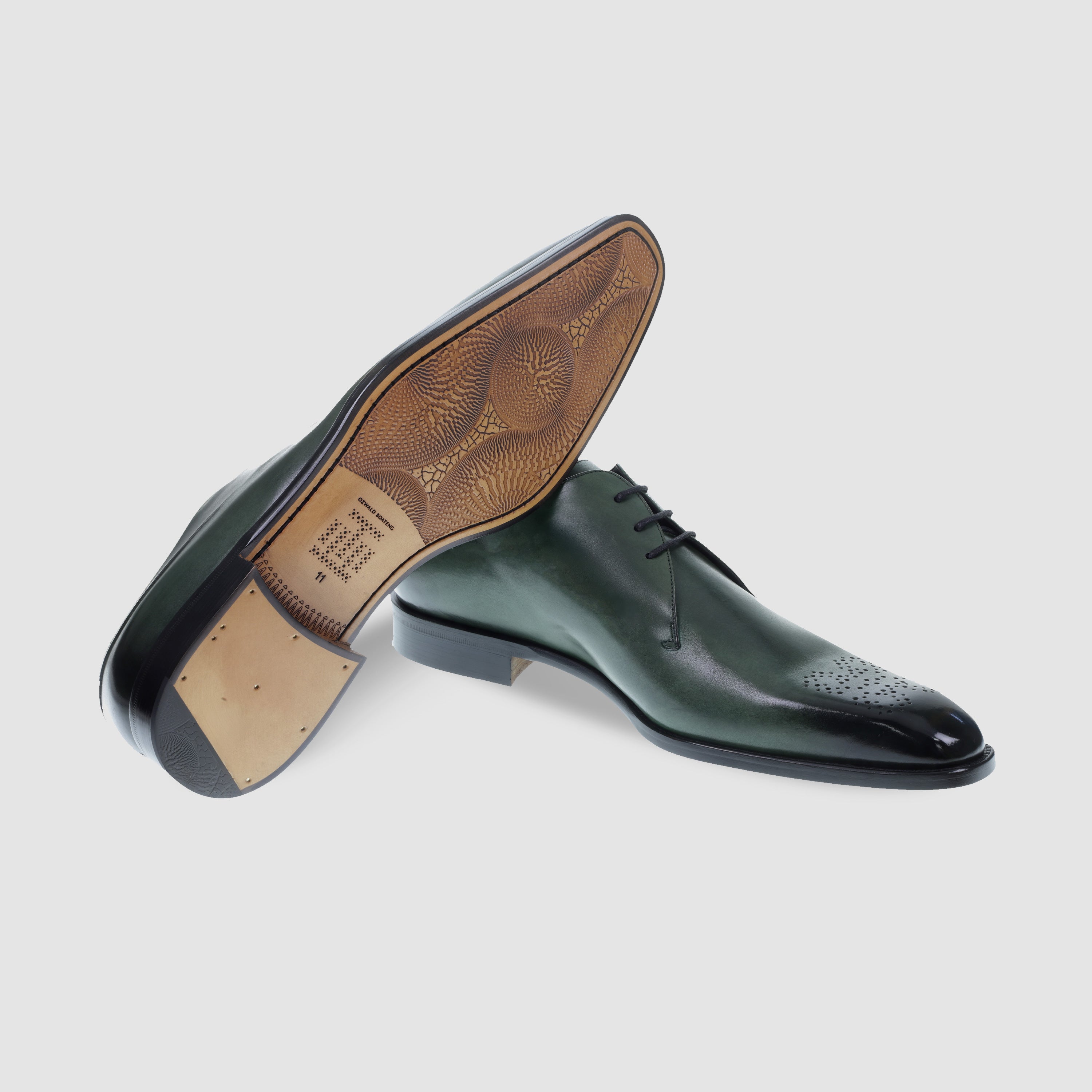 GREEN ASASE OXFORD