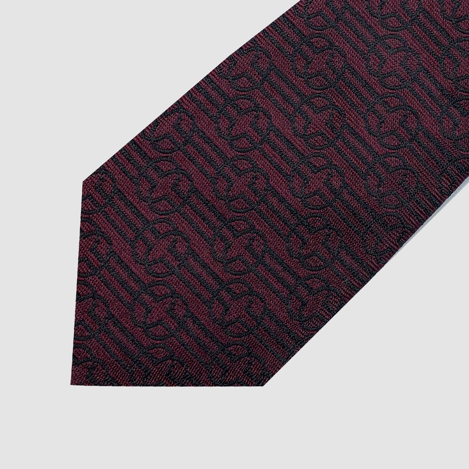 MARRON PATIENCE SILK TIE