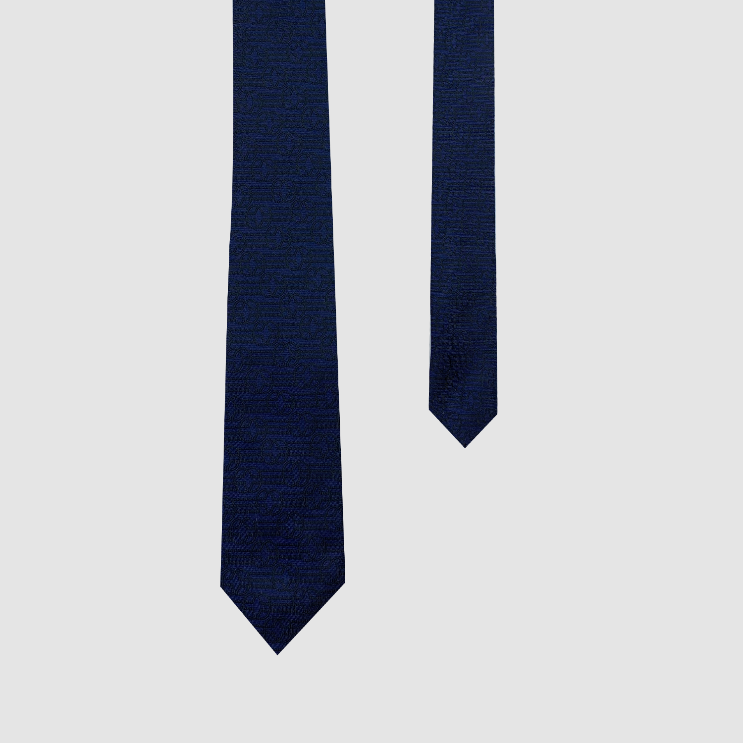 NAVY PATIENCE SILK TIE