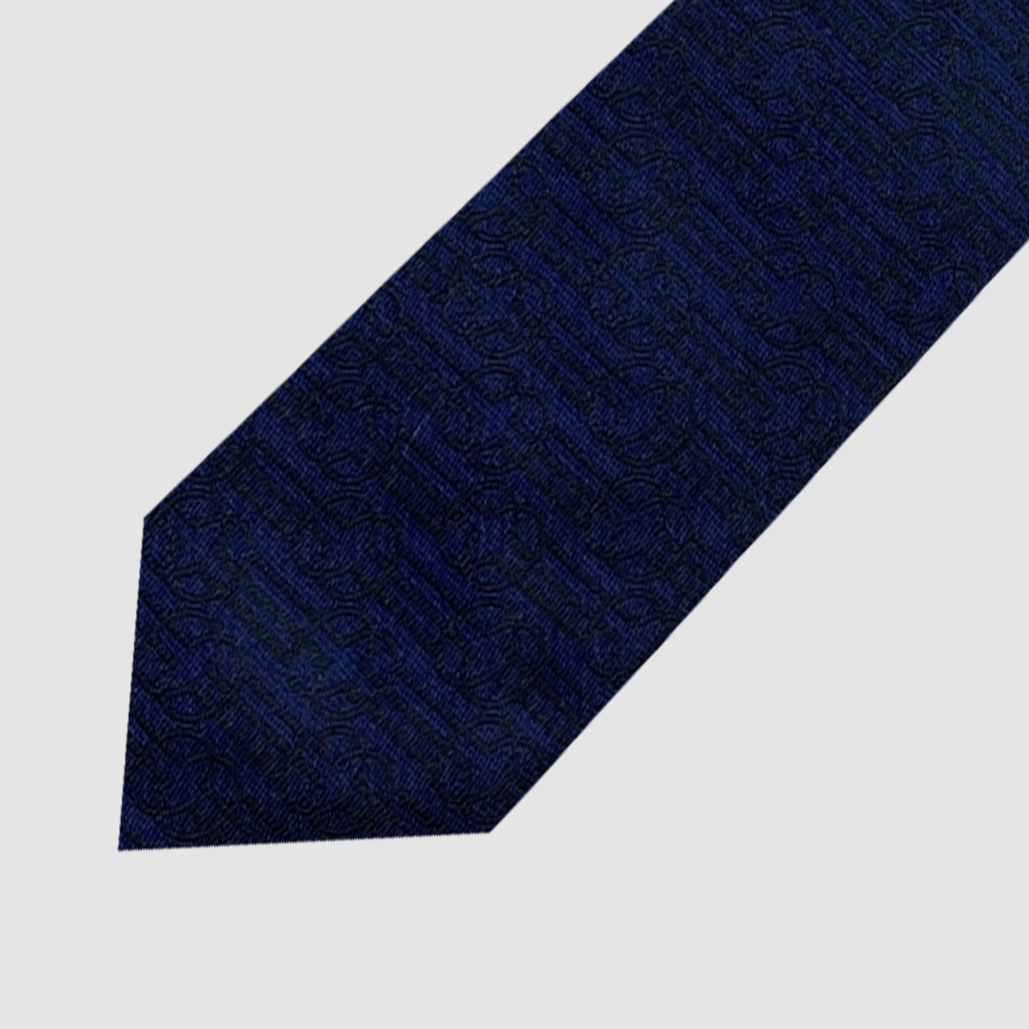 NAVY PATIENCE SILK TIE