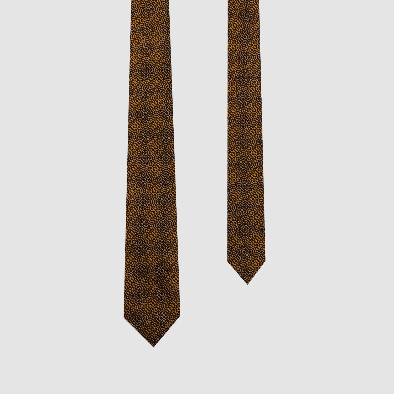 ORANGE AUTHENTICITY SILK TIE