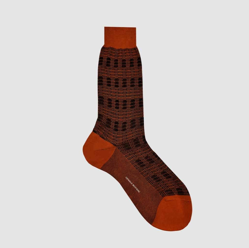 ORANGE KENTE SOCKS