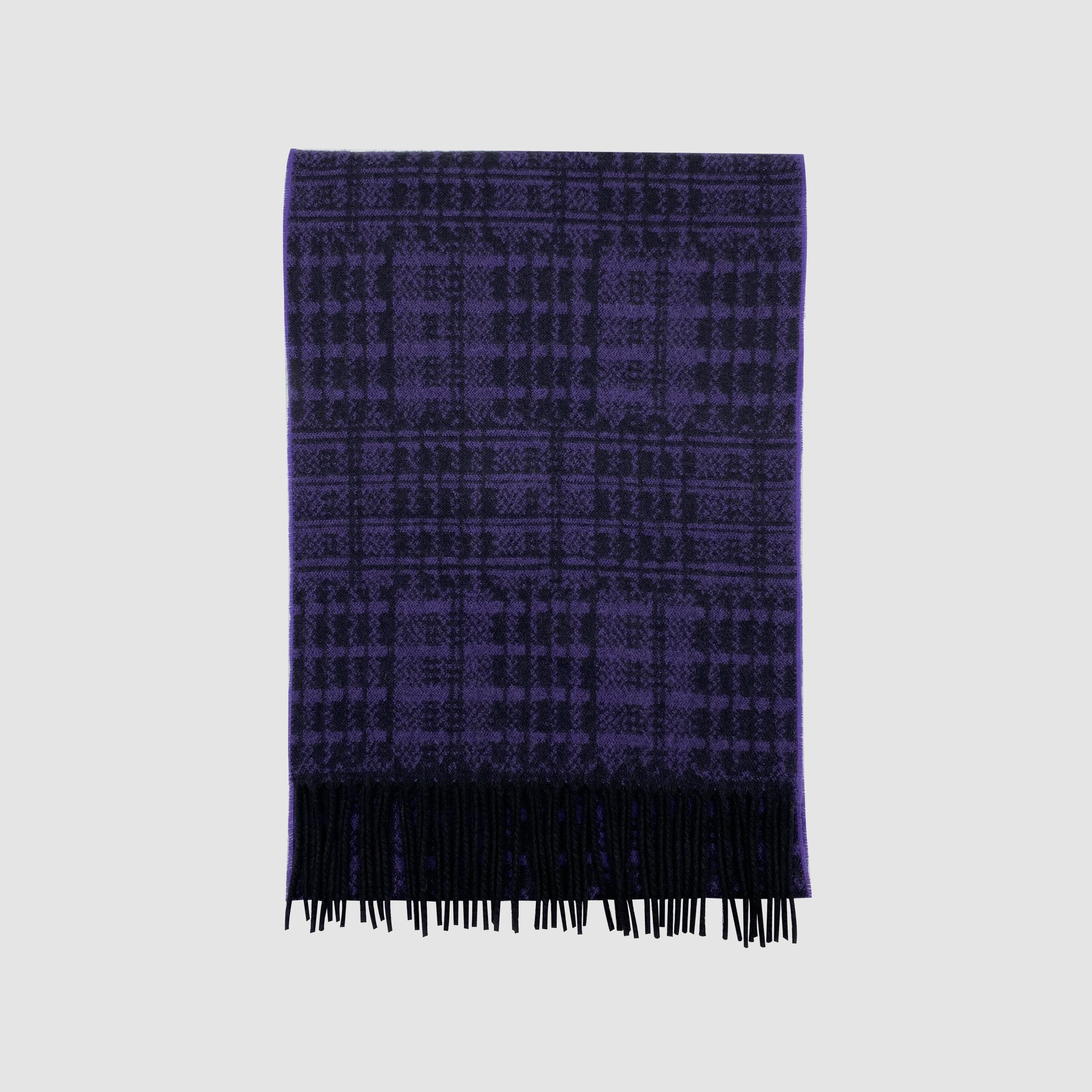 Purple Cashmere Kente Scarf