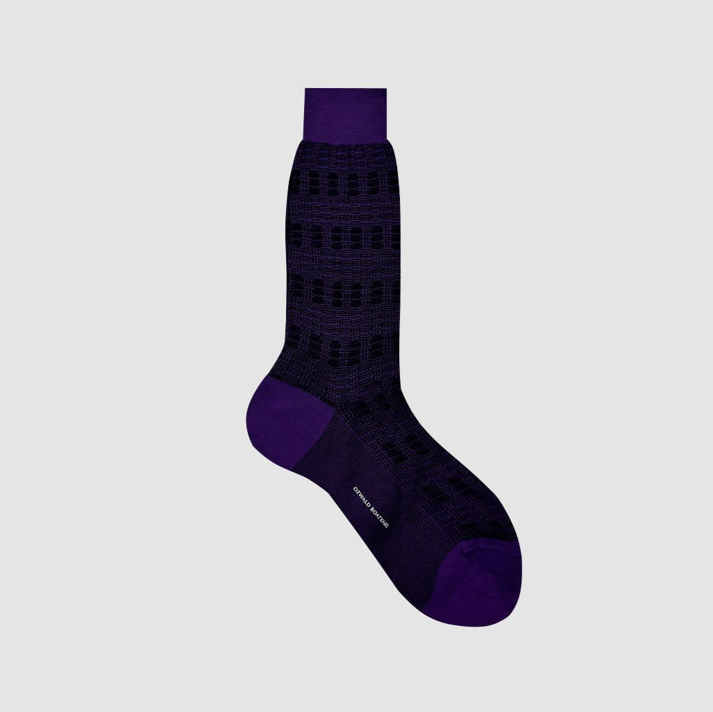 PURPLE KENTE SOCKS
