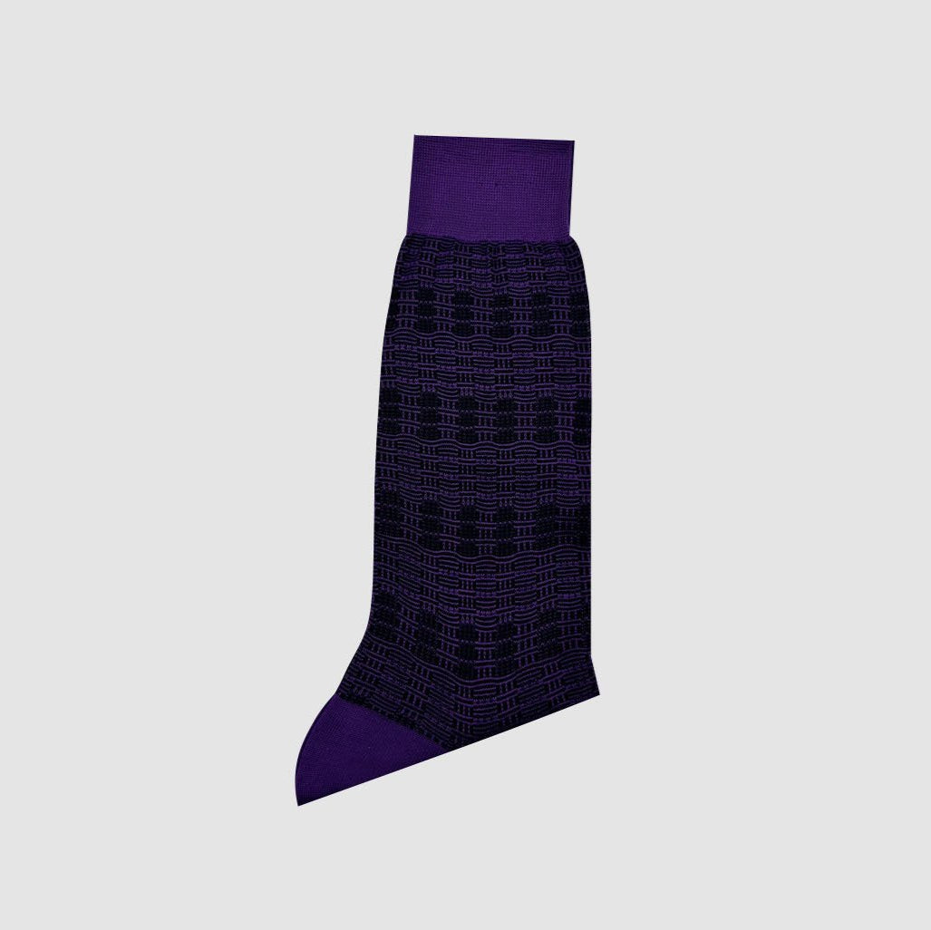 PURPLE KENTE SOCKS