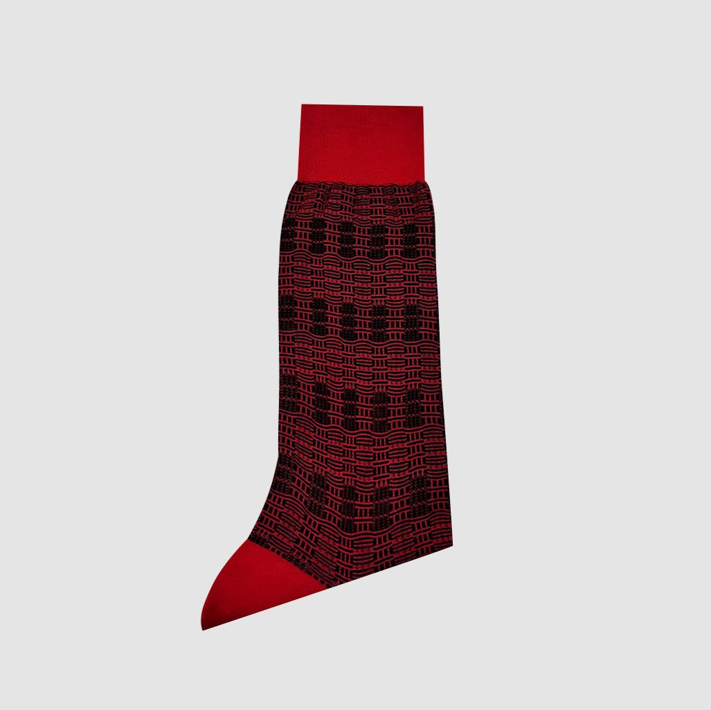 RED KENTE SOCKS