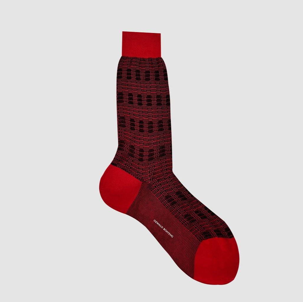 RED KENTE SOCKS