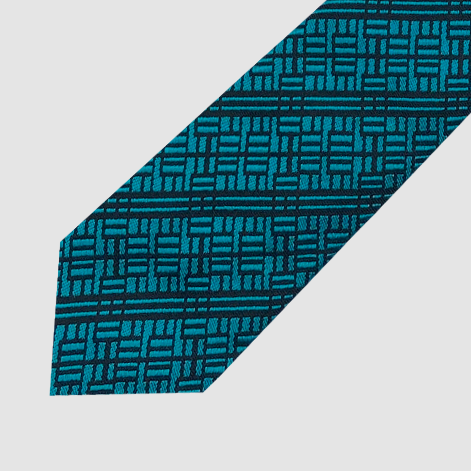 TEAL KNOWLEDGE SILK TIE