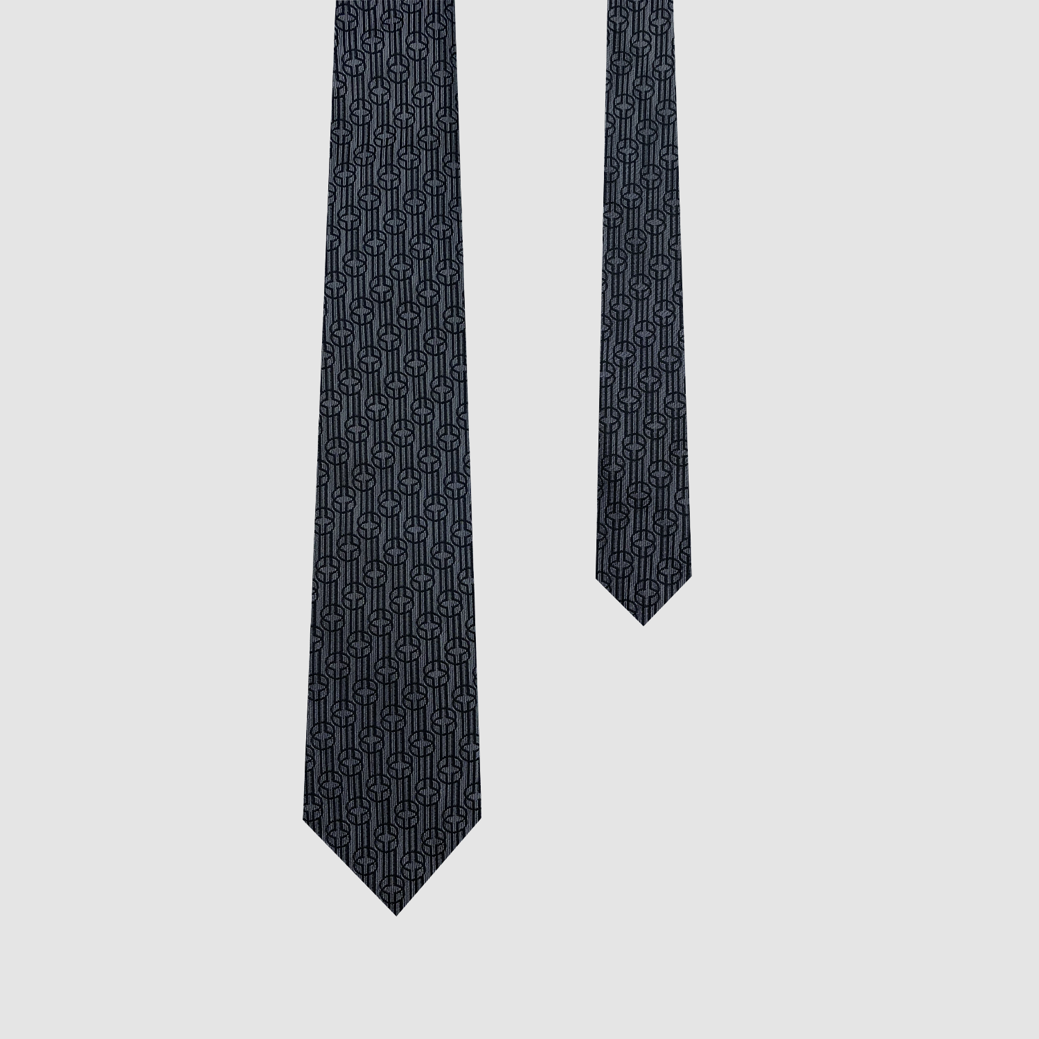 GREY PATIENCE SILK TIE