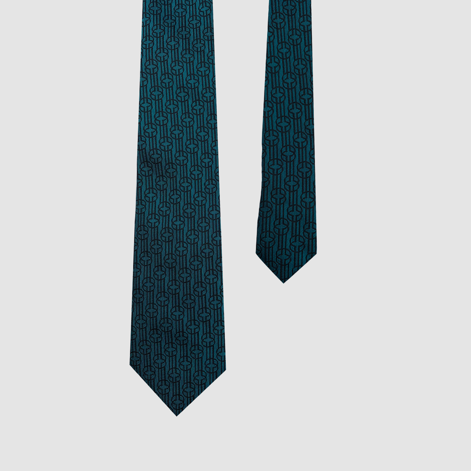 TEAL PATIENCE SILK TIE