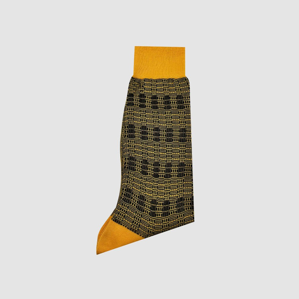 YELLOW KENTE SOCKS