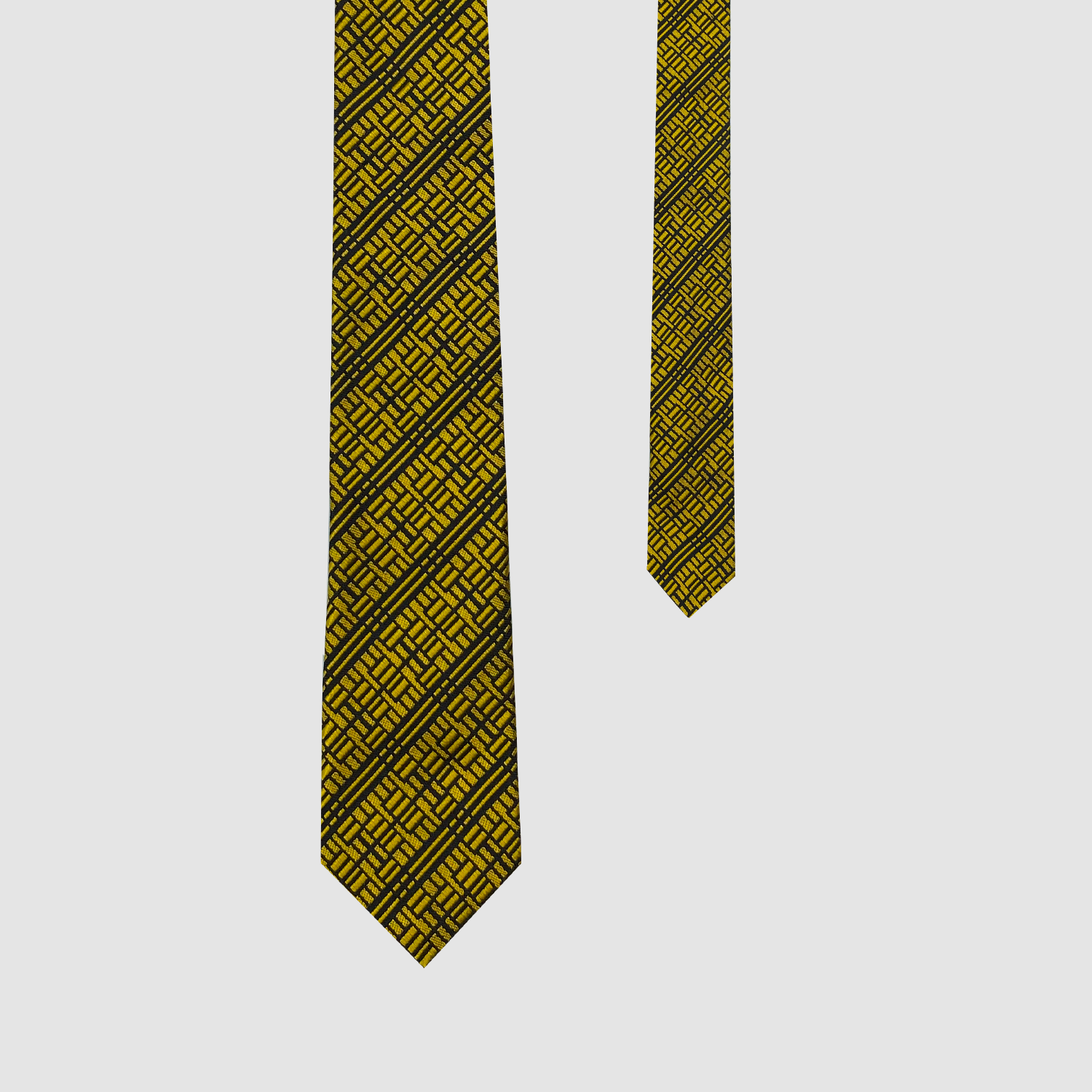 YELLOW KNOWLEDGE SILK TIE