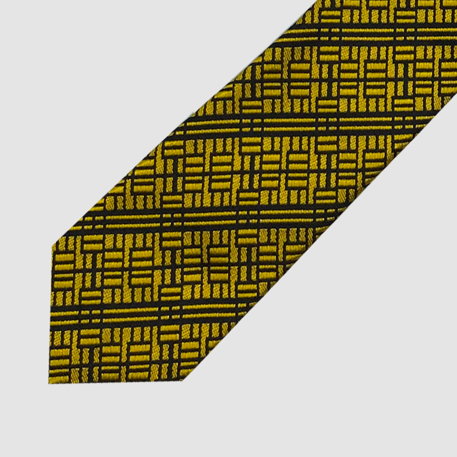 YELLOW KNOWLEDGE SILK TIE