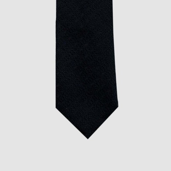 BLACK AUTHENTICITY SILK TIE