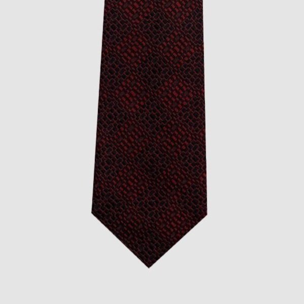 RED AUTHENTICITY SILK TIE
